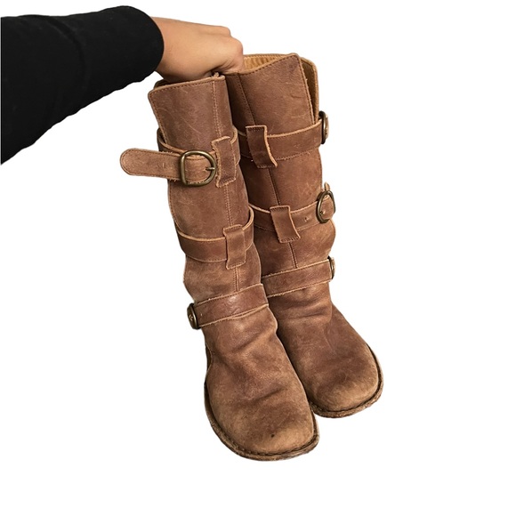 FIORENTINI + BAKER Eternity Leather Moto Buckle Boots - Picture 5 of 14